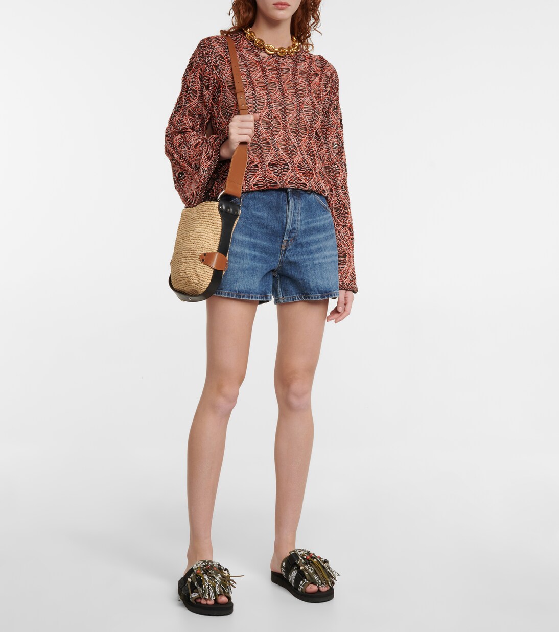 x Suicoke fringed sandals | Alanui