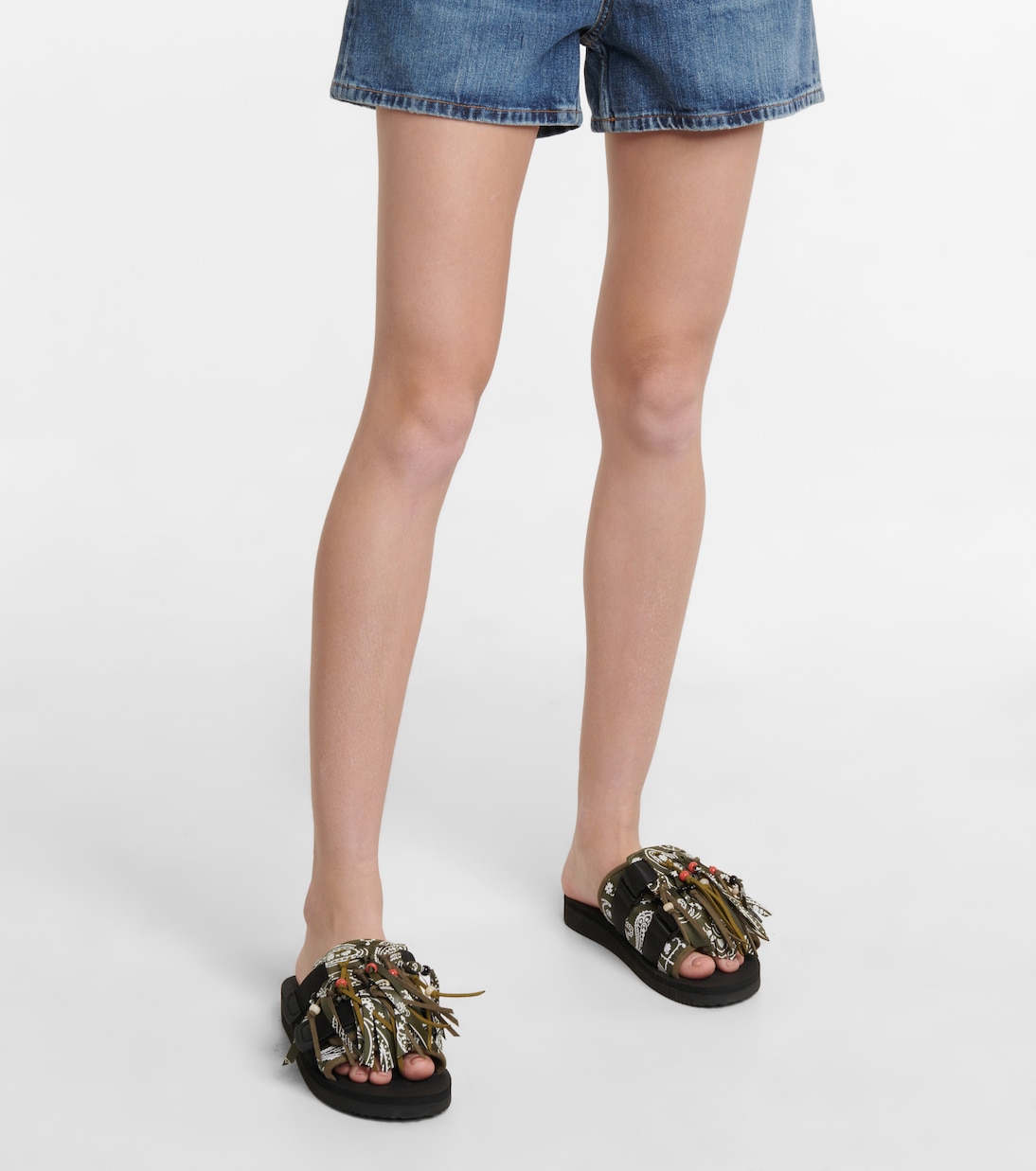 x Suicoke fringed sandals | Alanui