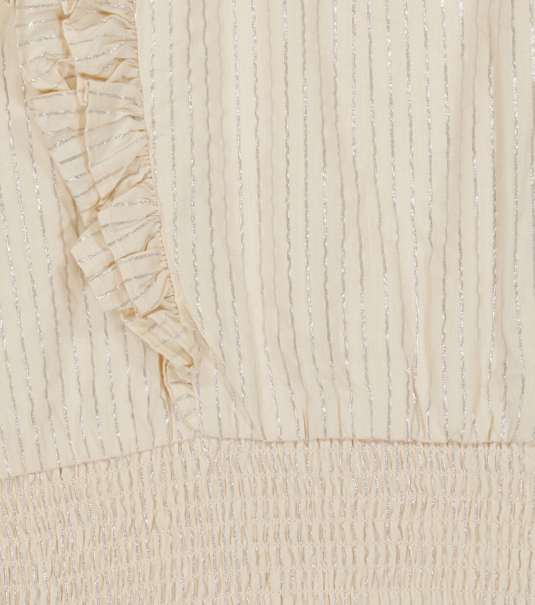 Metallic ruffled top | Molo