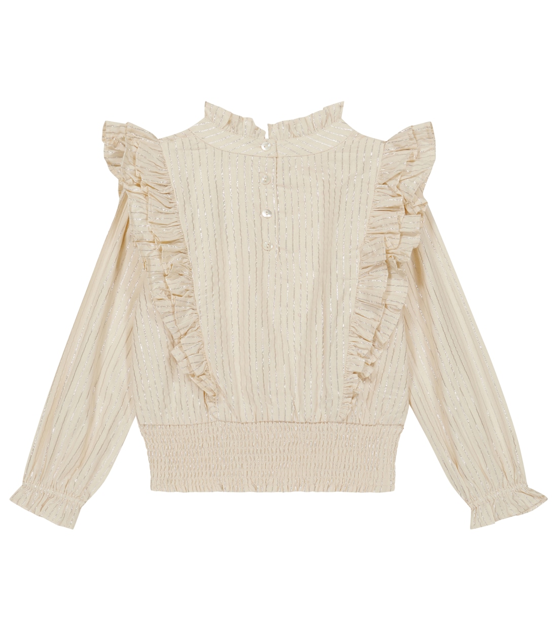Metallic ruffled top | Molo