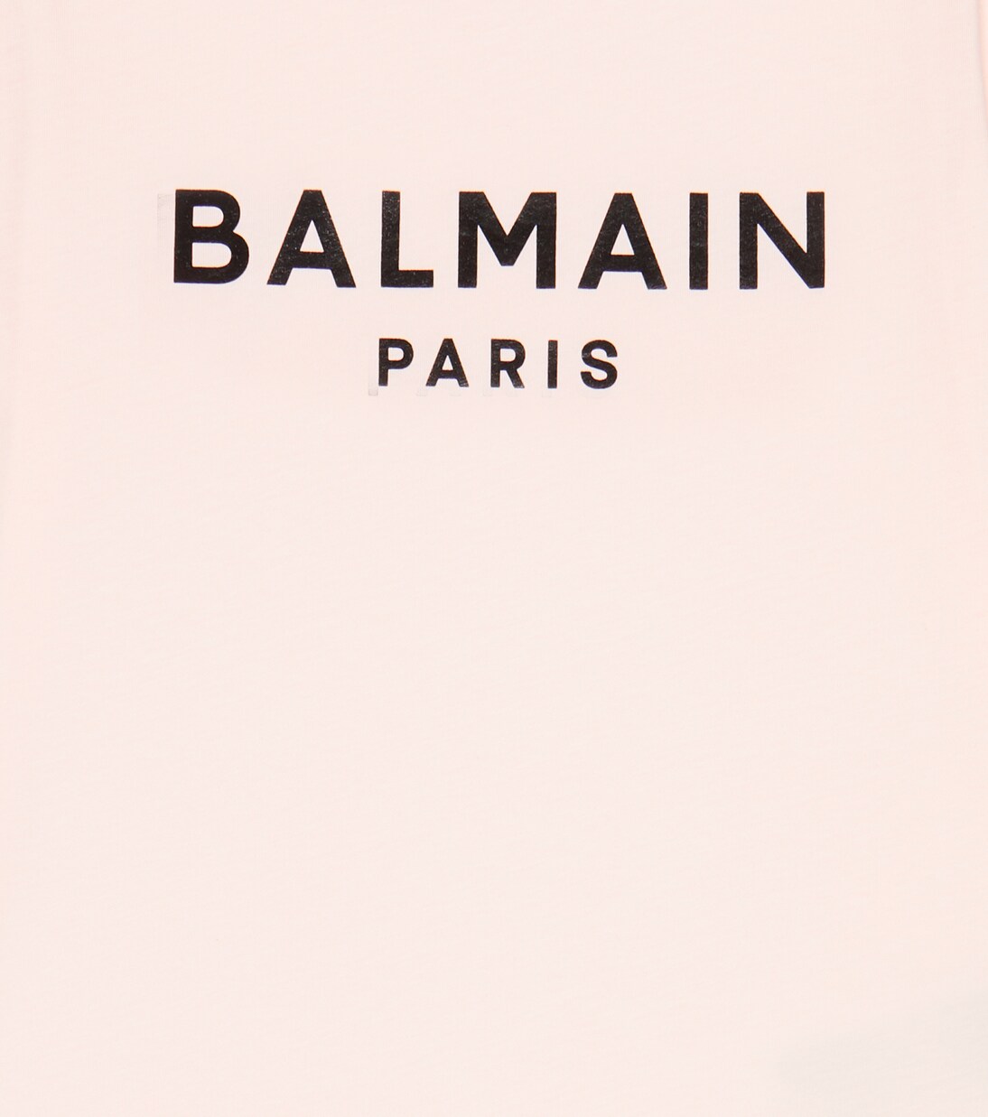 Logo cotton jersey T-shirt | Balmain Kids