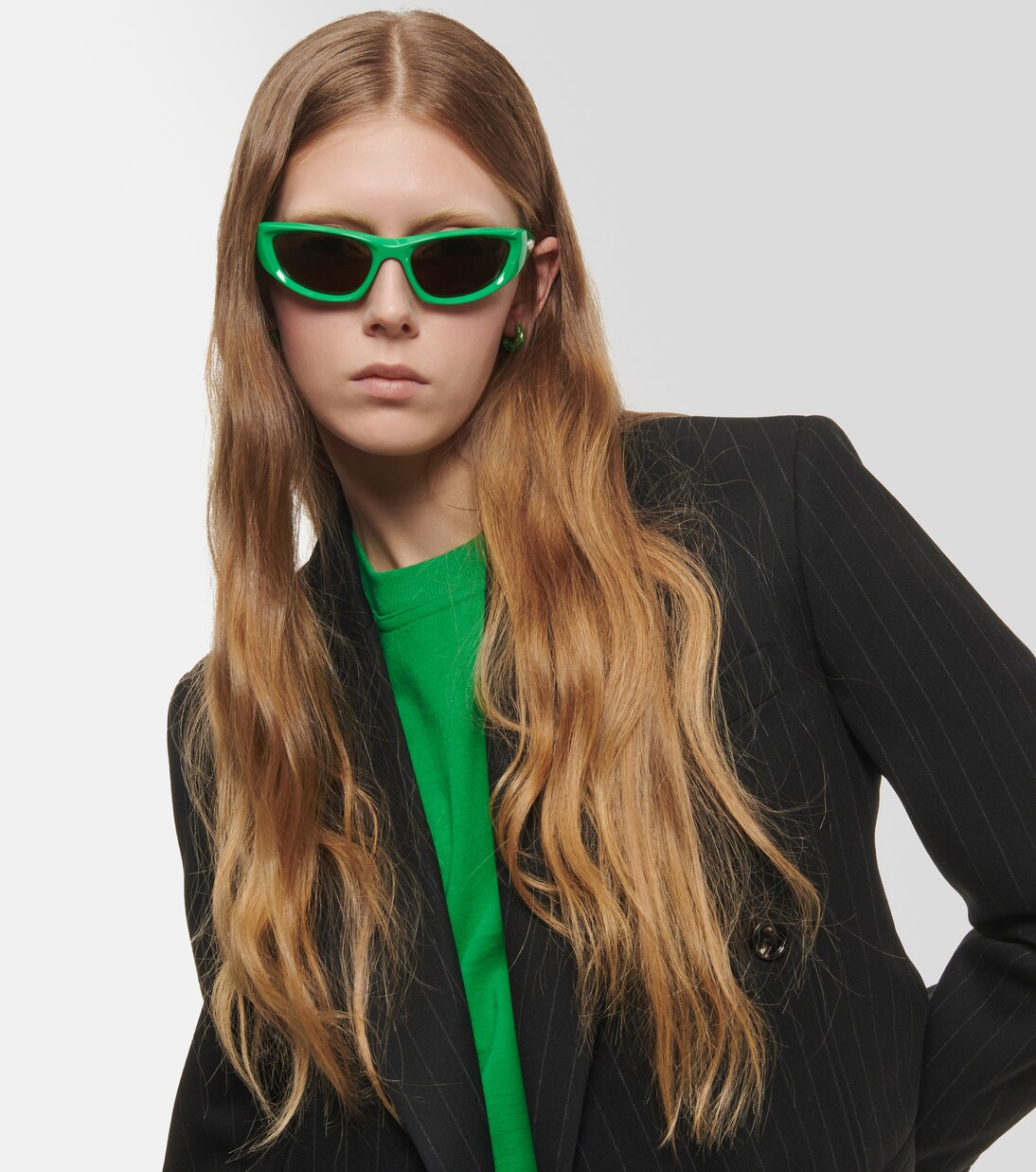 Sonnenbrille Cone Wraparound | Bottega Veneta