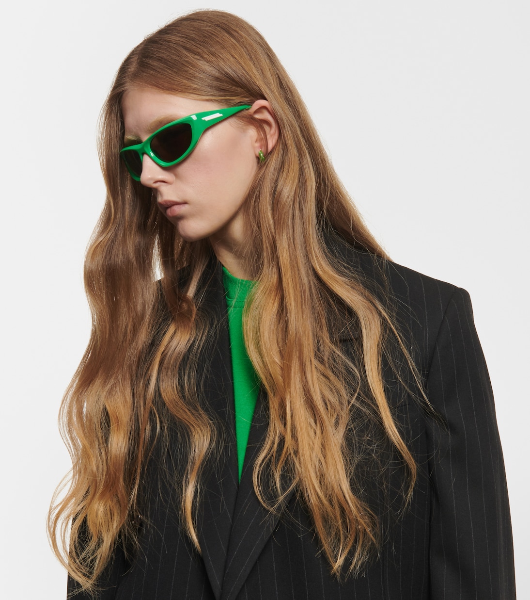 Sonnenbrille Cone Wraparound | Bottega Veneta