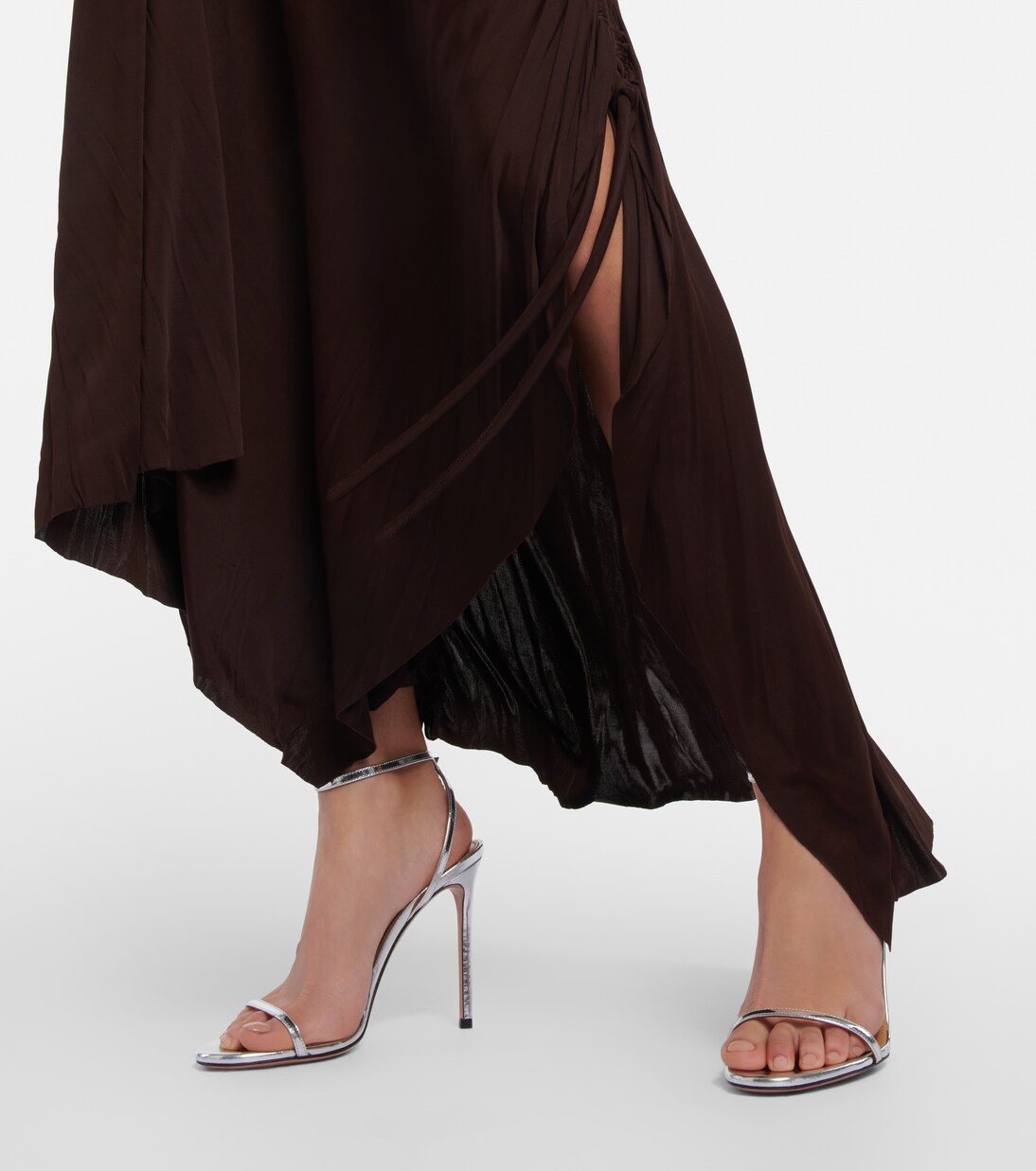 Sandalen Olie 105 aus Metallic-Leder | Aquazzura