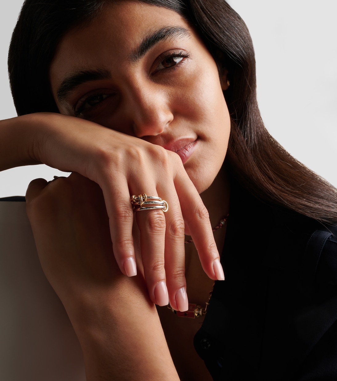 Raneth sterling silver and 18kt gold ring | Spinelli Kilcollin