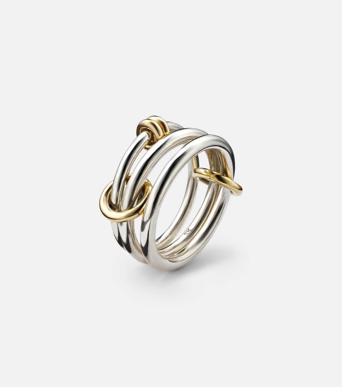 Raneth sterling silver and 18kt gold ring | Spinelli Kilcollin