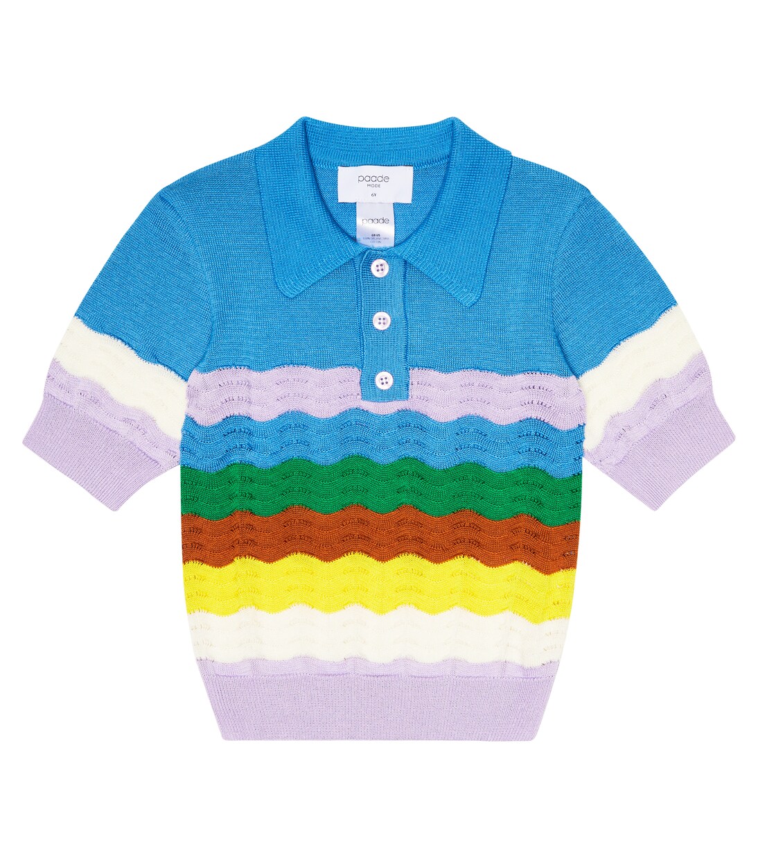Pointelle-knit cotton polo shirt | Paade Mode