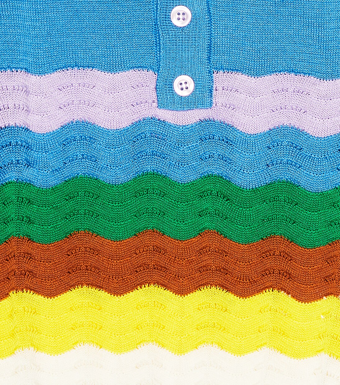 Pointelle-knit cotton polo shirt | Paade Mode