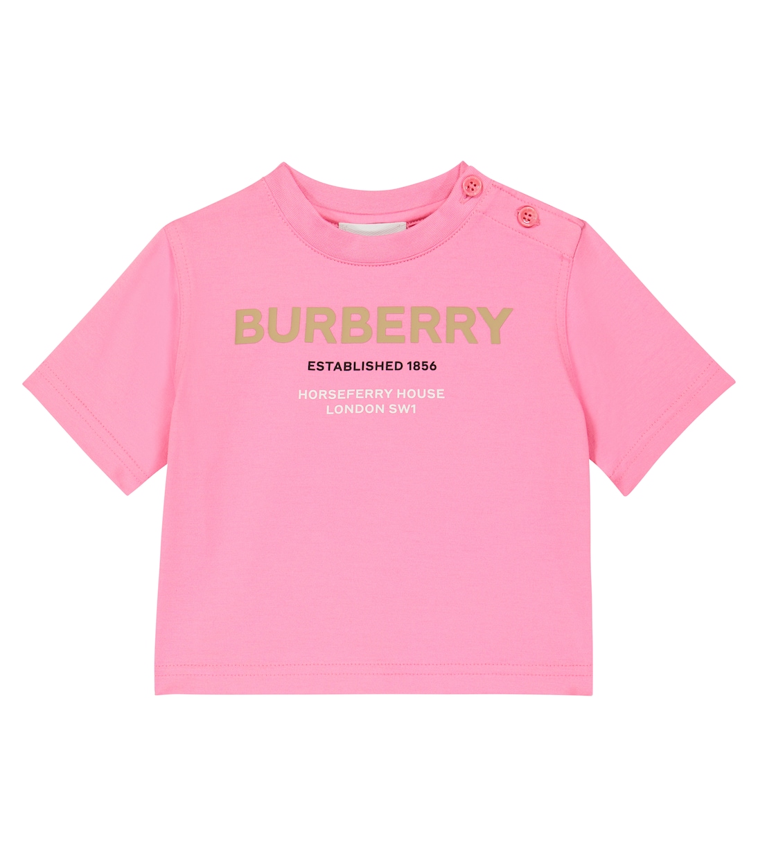Baby T-Shirt aus einem Baumwollgemisch | Burberry Kids