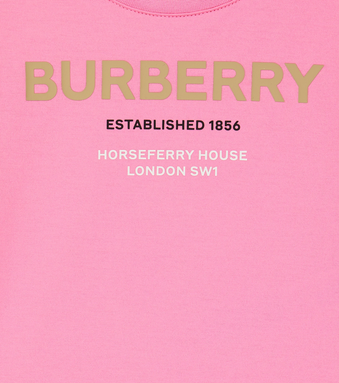 Baby T-Shirt aus einem Baumwollgemisch | Burberry Kids
