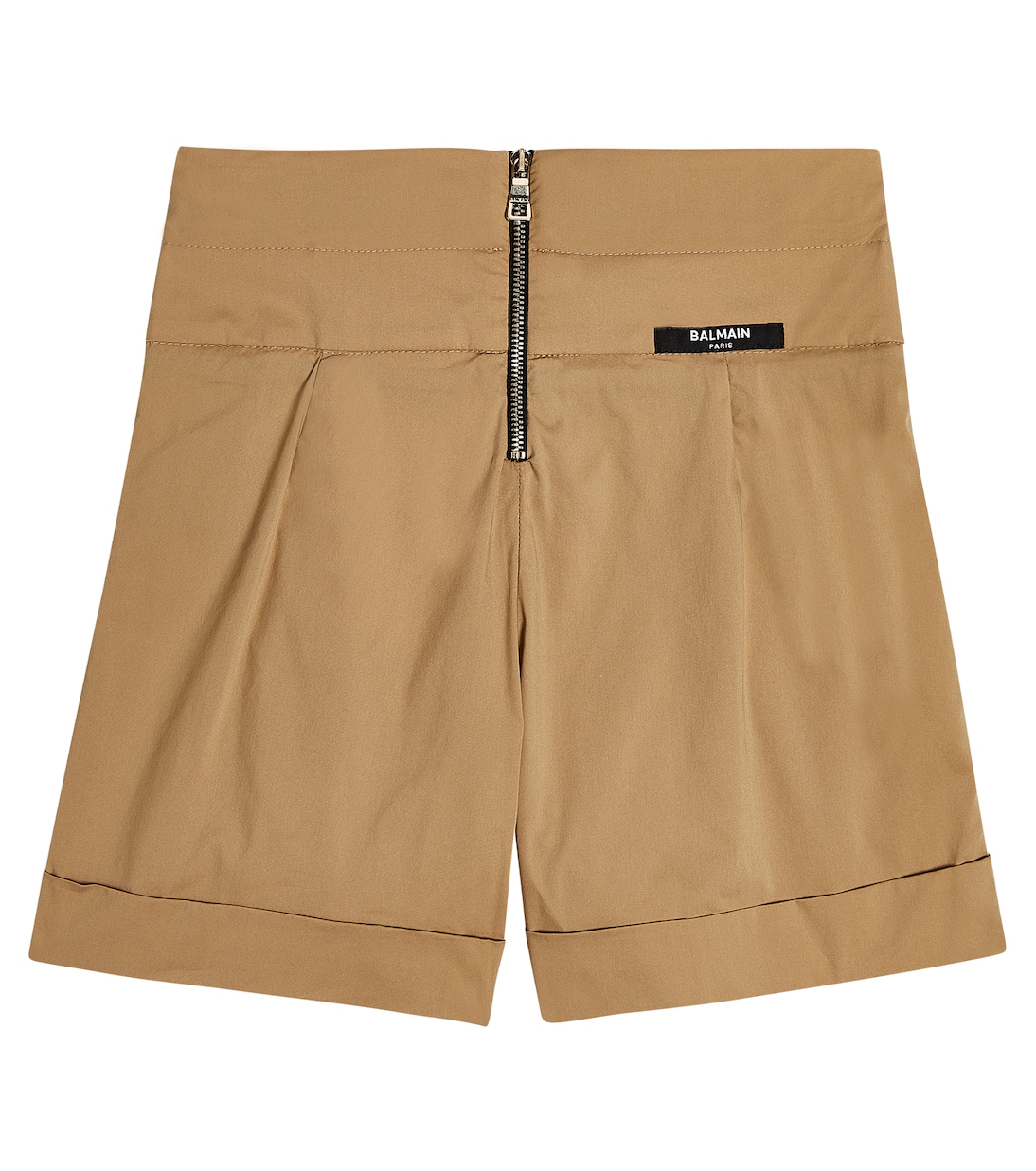 Embellished cotton-blend shorts | Balmain Kids