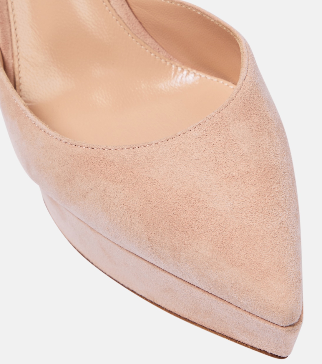 Plateau-Pumps Vertigo aus Veloursleder | Gianvito Rossi