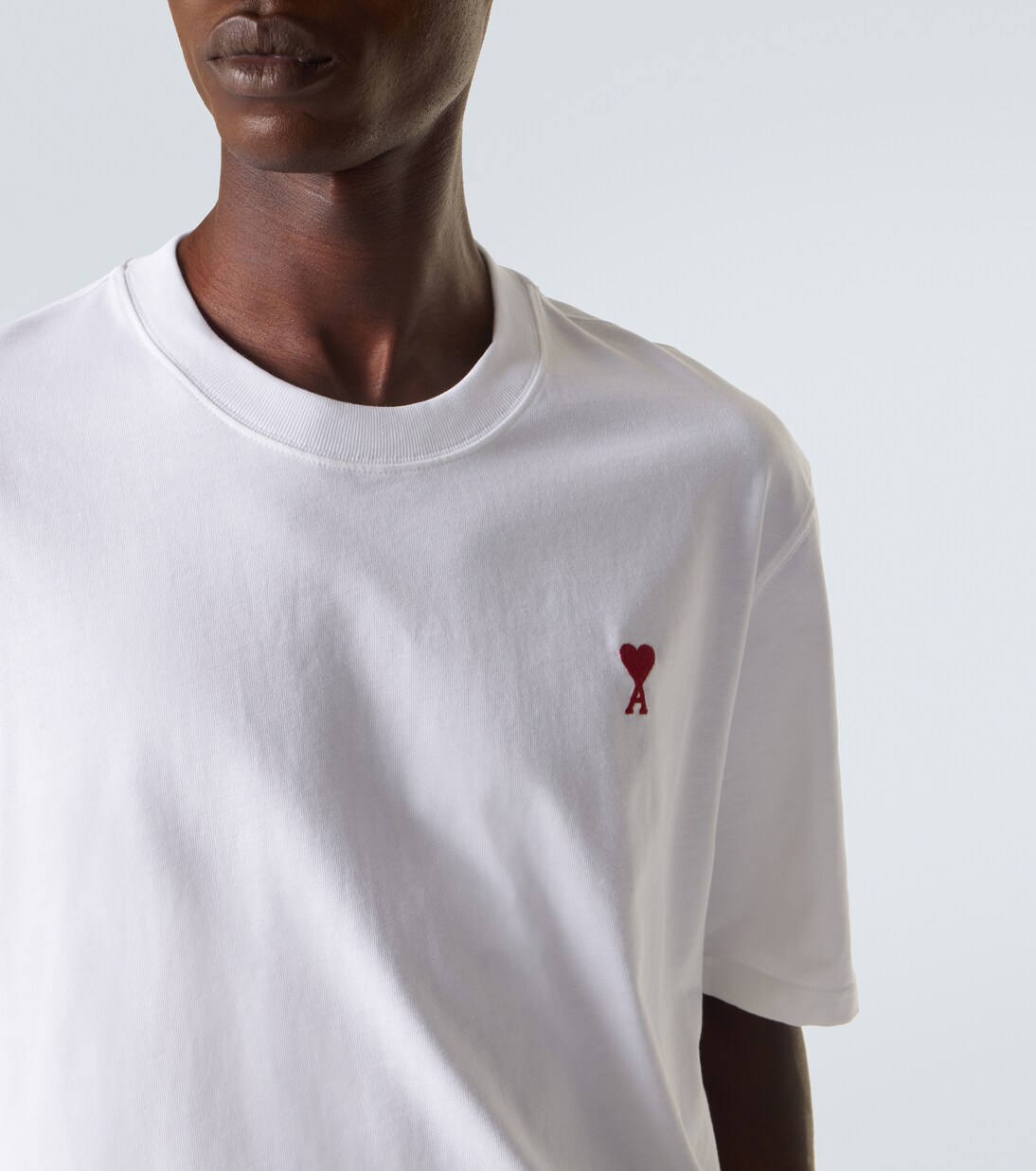 T-Shirt Ami de Cœur aus Baumwoll-Jersey | Ami Paris