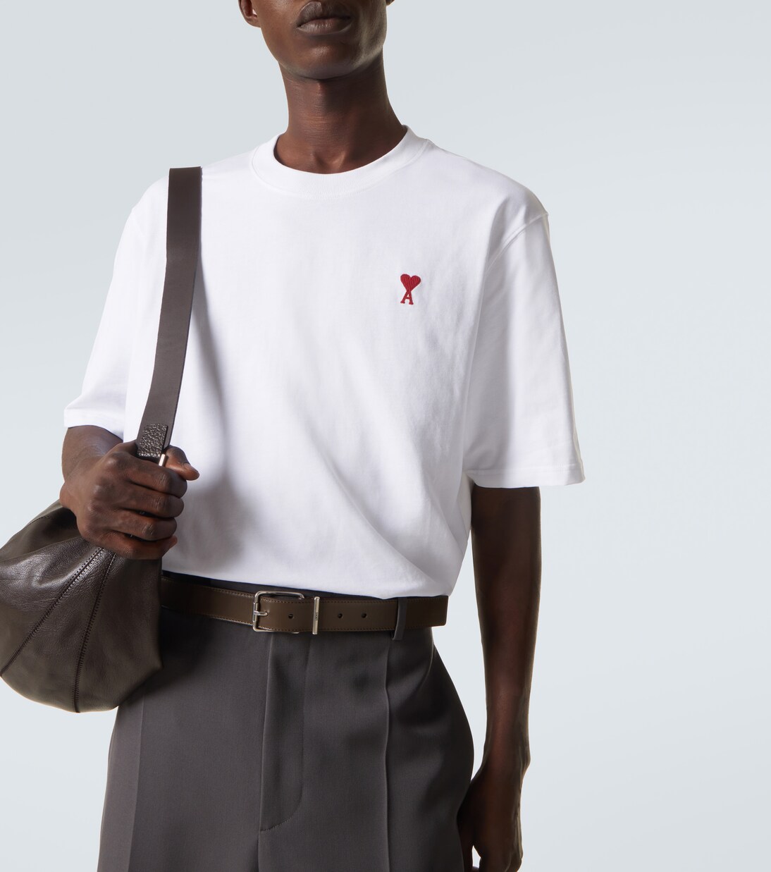 T-Shirt Ami de Cœur aus Baumwoll-Jersey | Ami Paris
