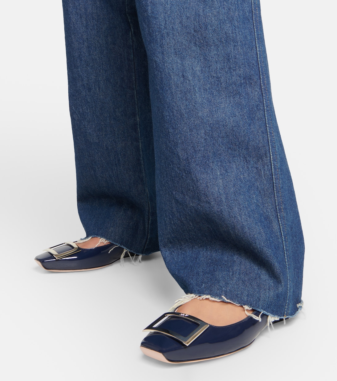 Trompette patent leather ballet flats | Roger Vivier