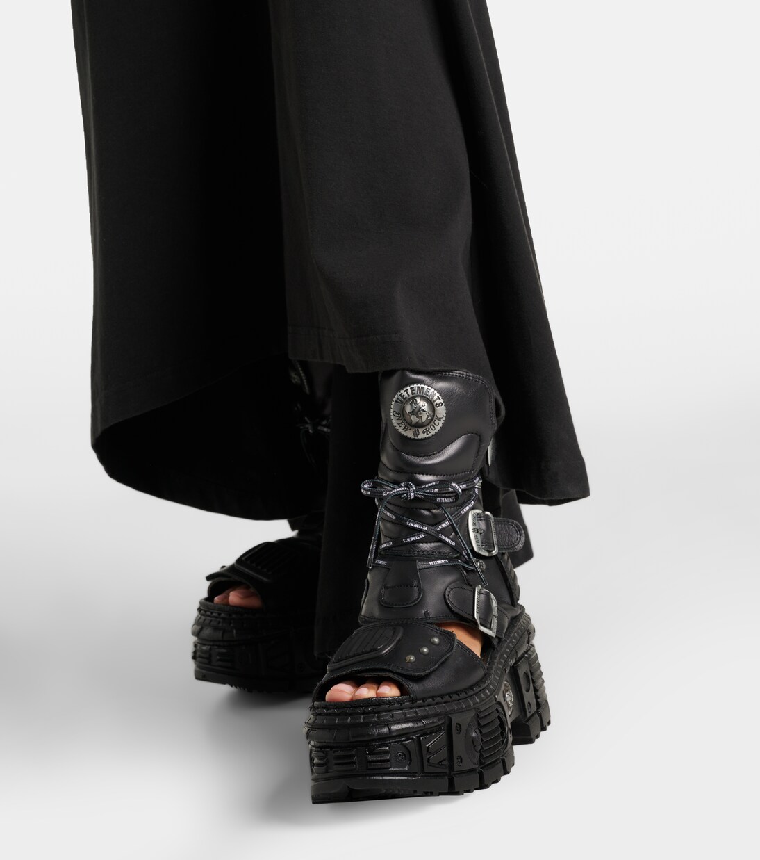 Leather platform boots | Vetements