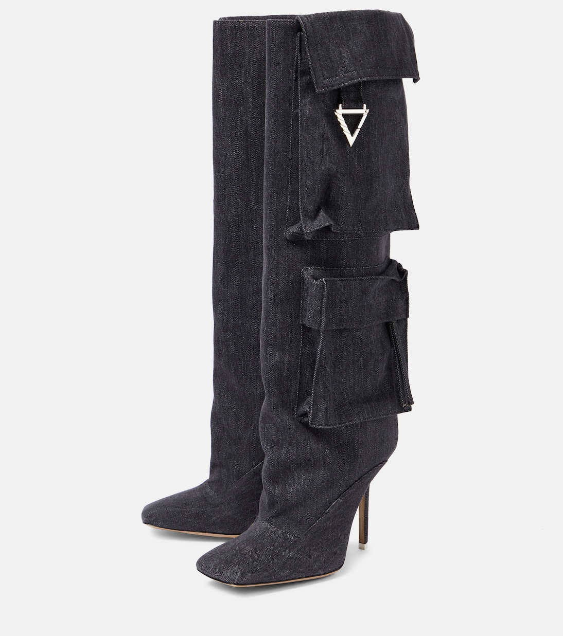 Botas altas Sienna en denim | The Attico