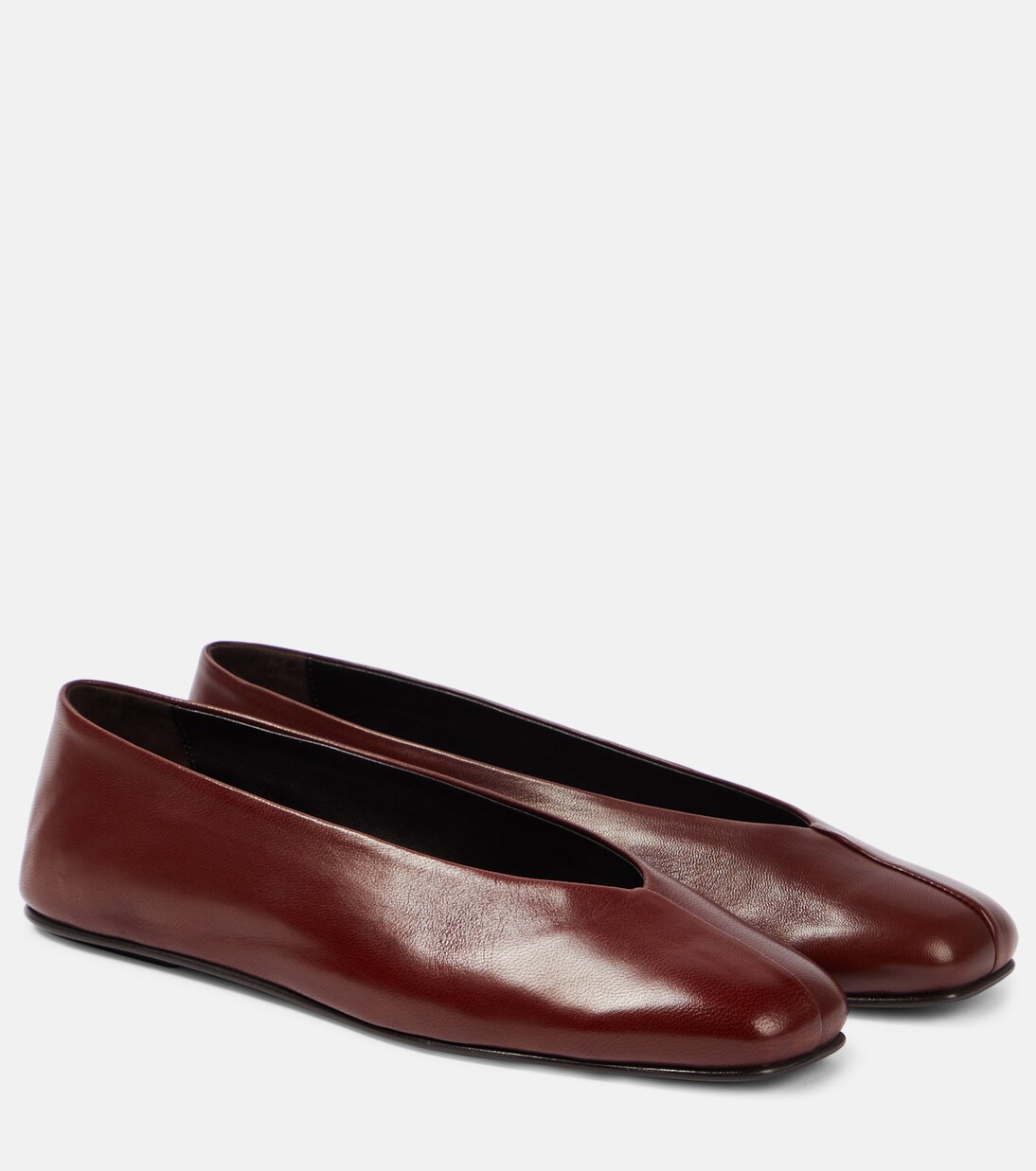 Eva Two leather ballet flats | The Row