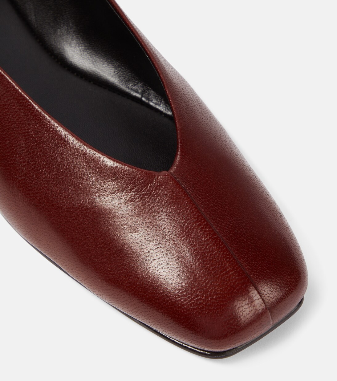 Eva Two leather ballet flats | The Row