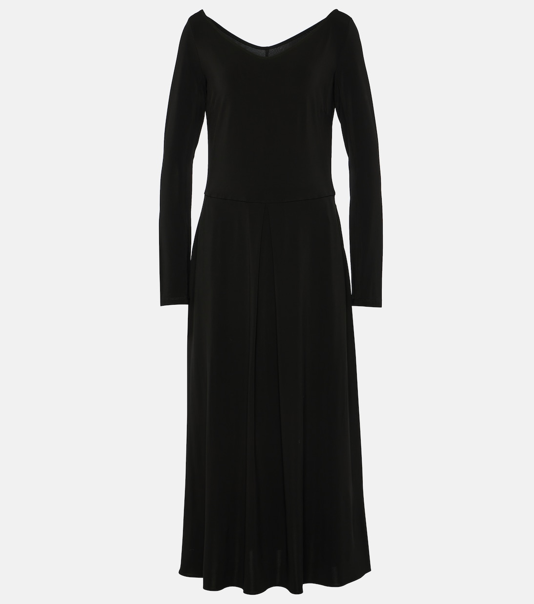 Valido pleated jersey maxi dress | Max Mara
