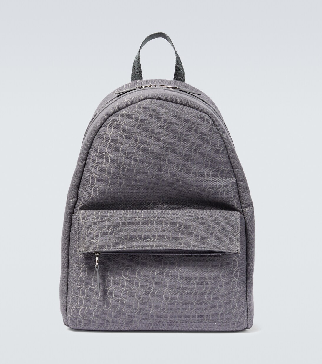 Zip N Flap logo jacquard backpack | Christian Louboutin