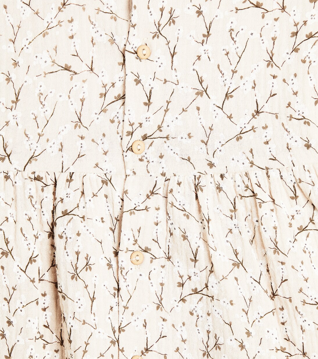 Bébé – Robe en coton à fleurs | Il Gufo