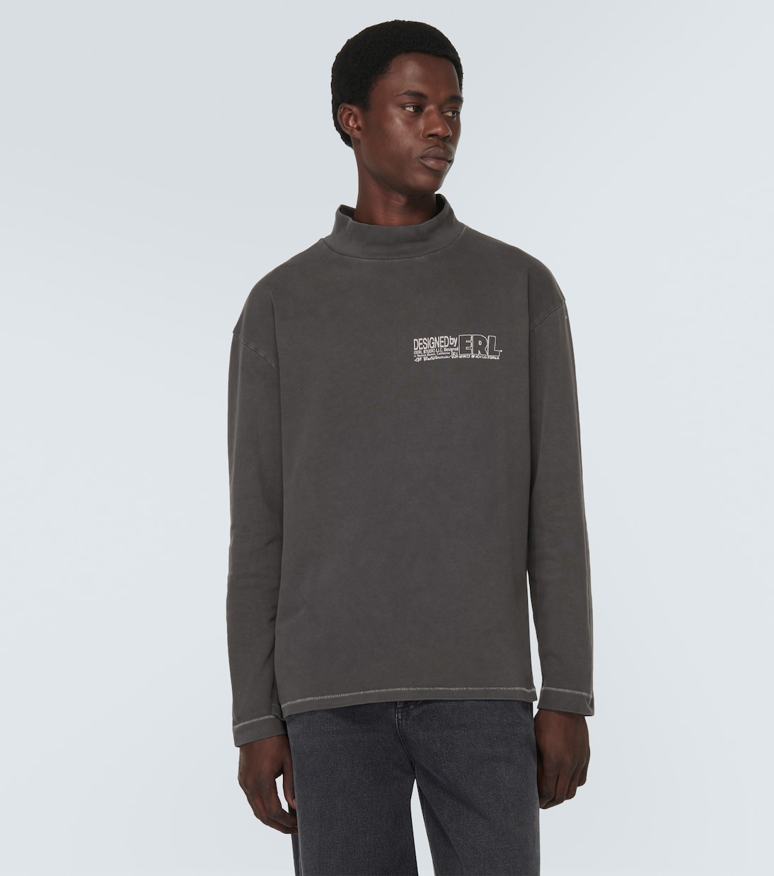 Felpa in jersey di cotone con stampa | ERL