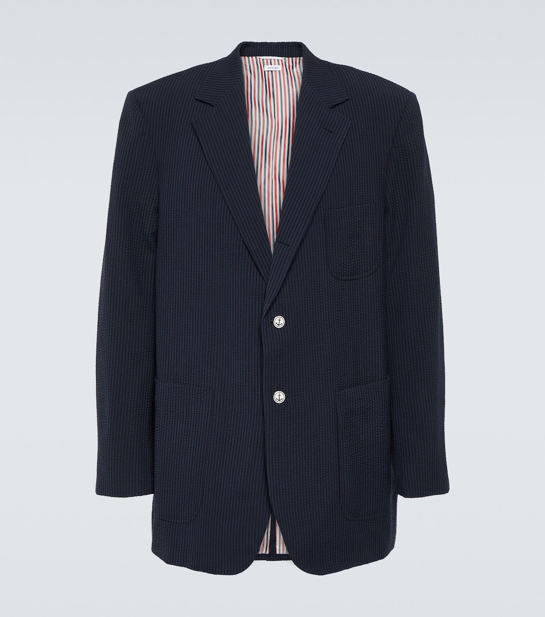 Blazer Seersucker aus Wolle | Thom Browne
