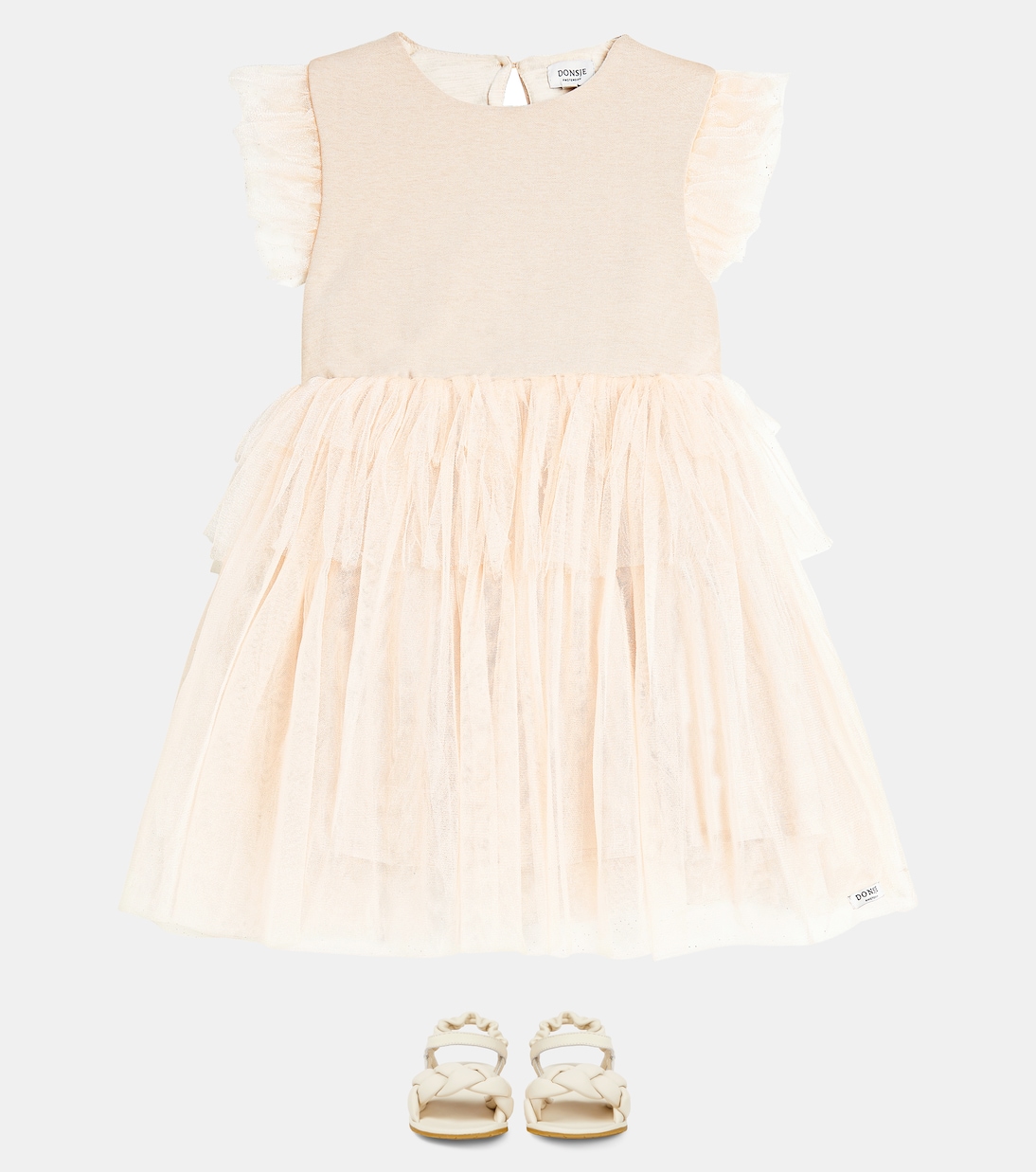 Nena tulle-trimmed dress | Donsje