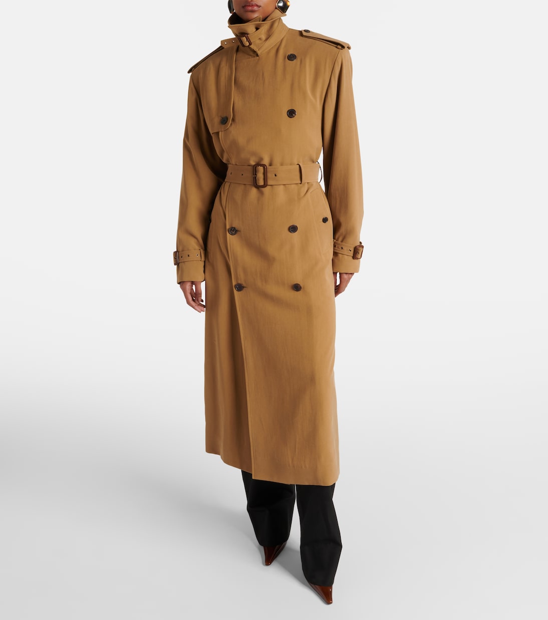 Twill trench coat | Saint Laurent