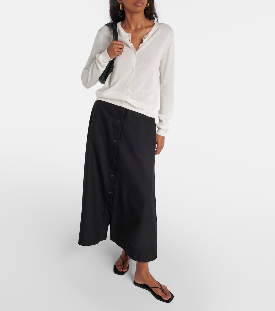 Sandalen The Knot aus Leder | Toteme