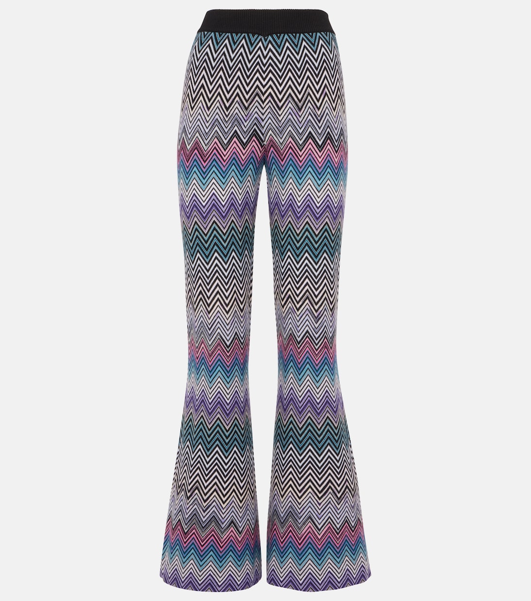 Schlaghose aus Häkelstrick | Missoni