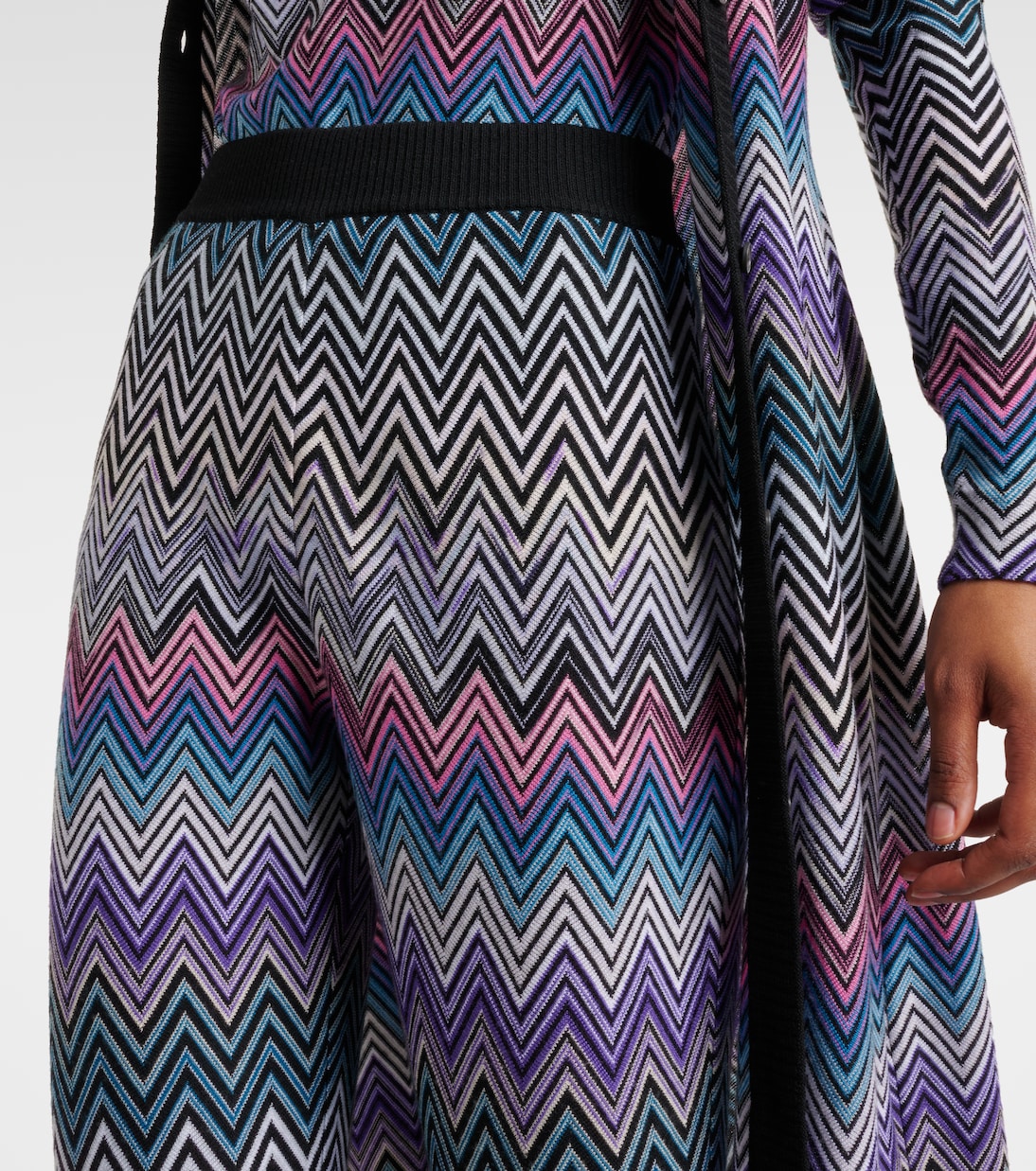 Schlaghose aus Häkelstrick | Missoni