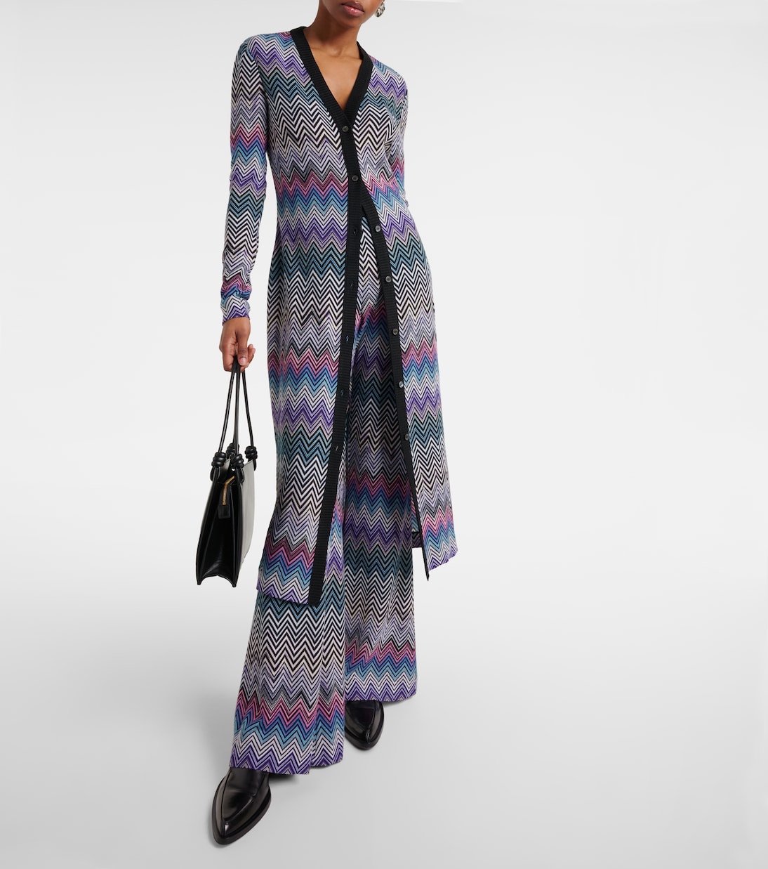 Schlaghose aus Häkelstrick | Missoni