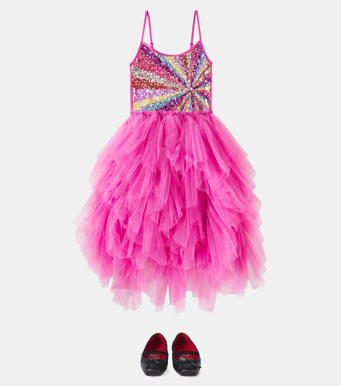 Baballet leather ballet flats | Christian Louboutin Kids