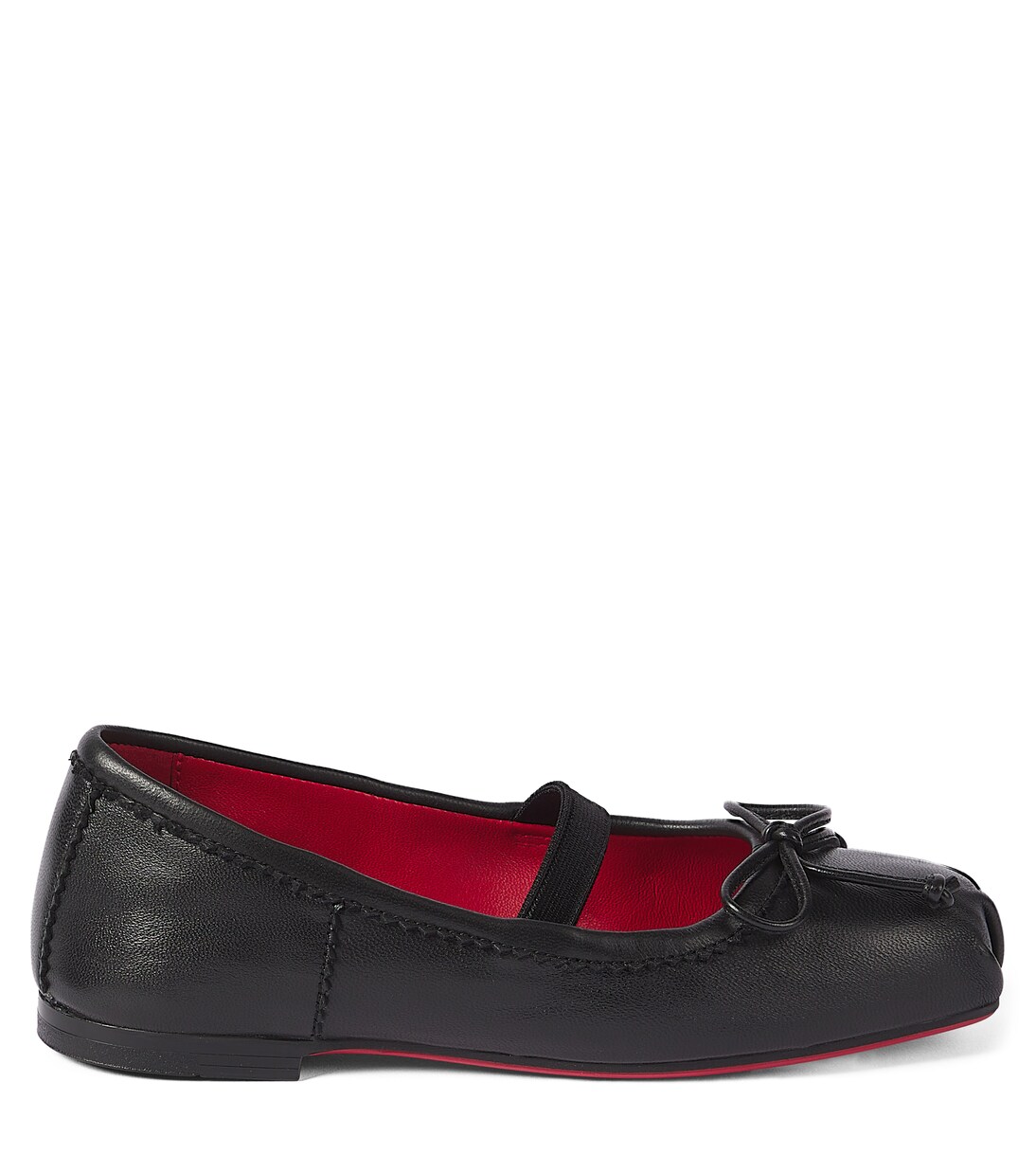 Baballet leather ballet flats | Christian Louboutin Kids