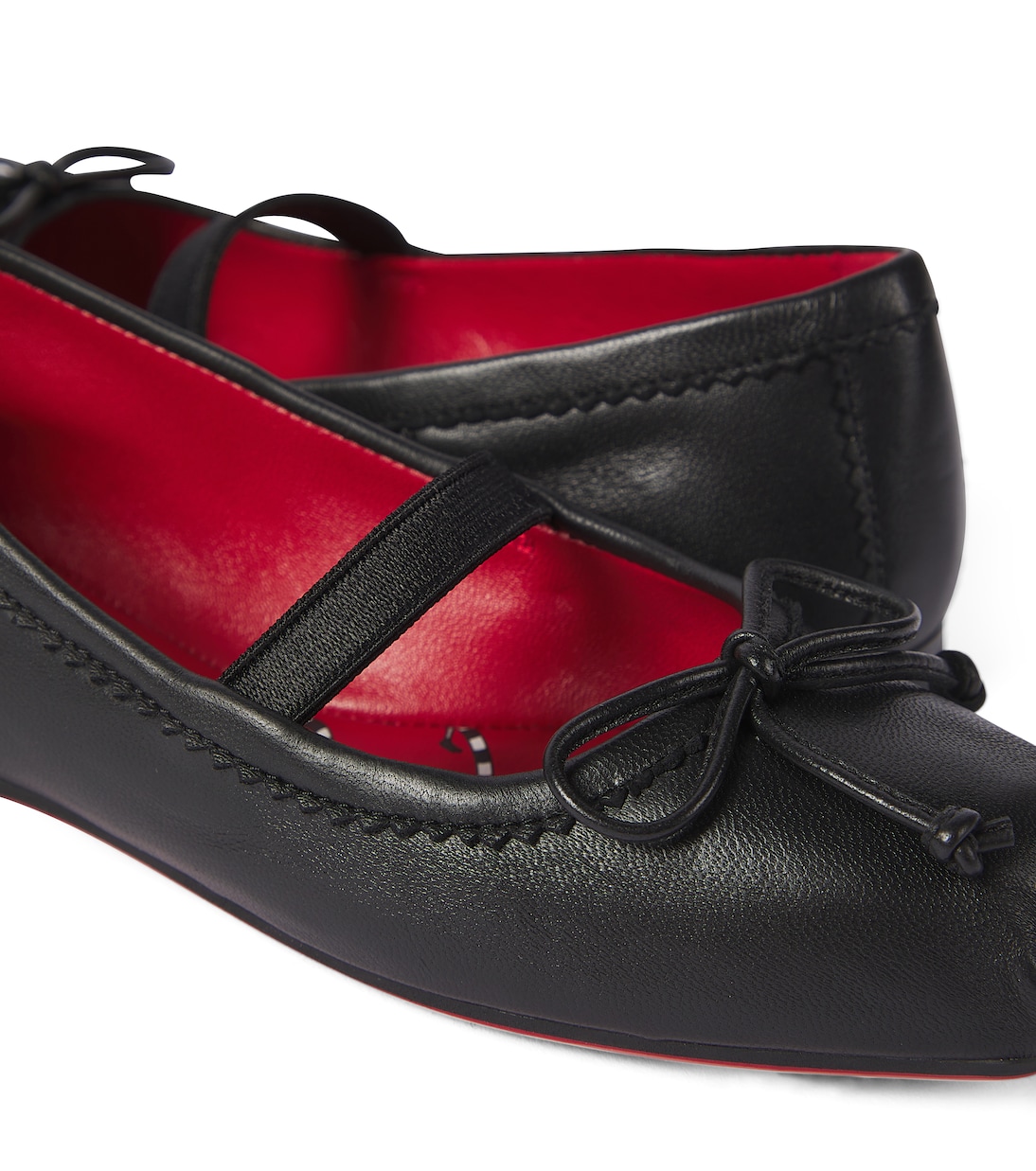 Baballet leather ballet flats | Christian Louboutin Kids