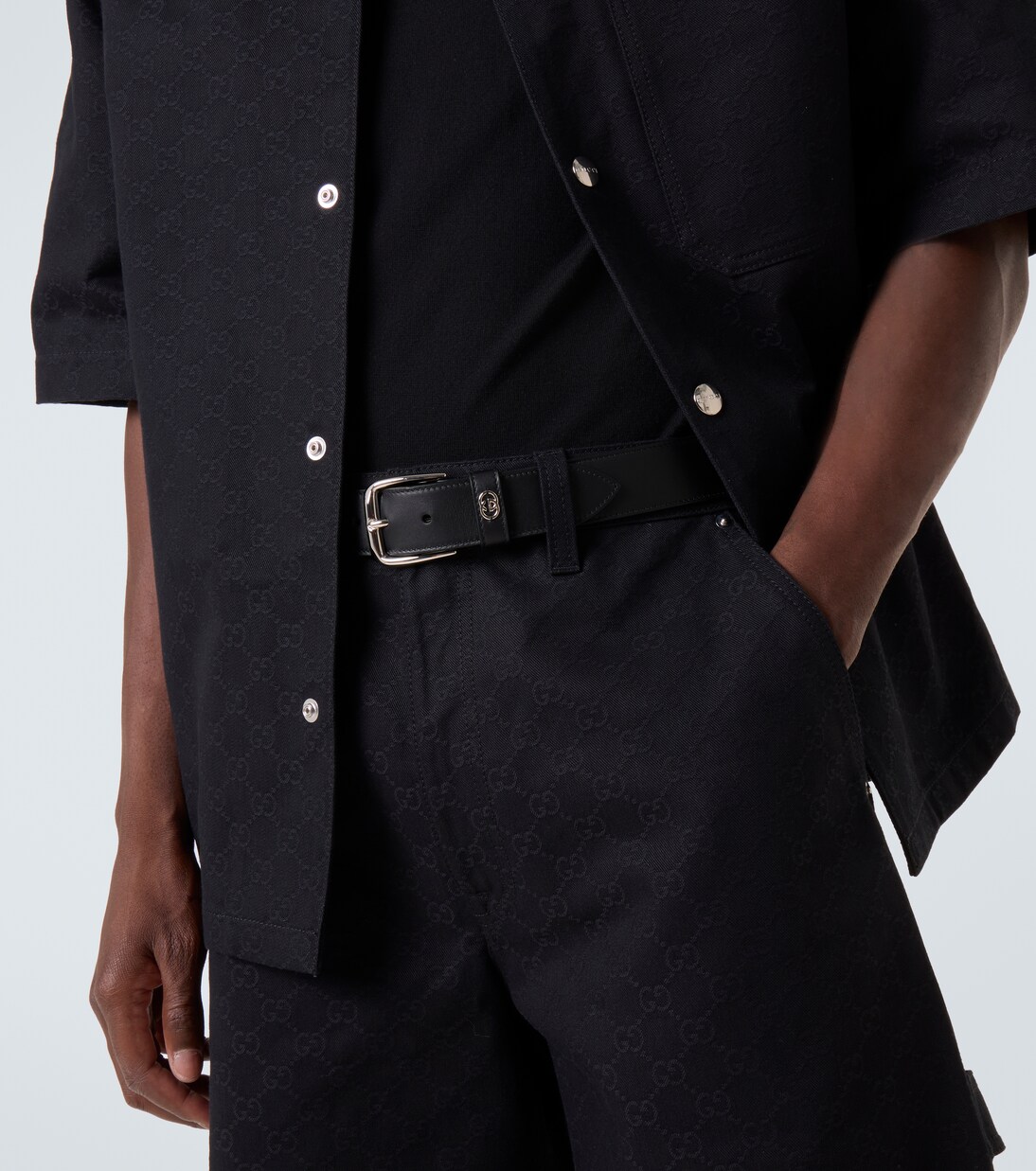 GG leather belt | Gucci