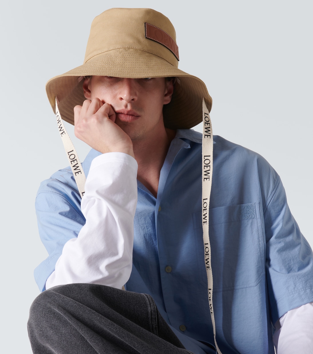 Paula's Ibiza Fisherman canvas bucket hat | Loewe
