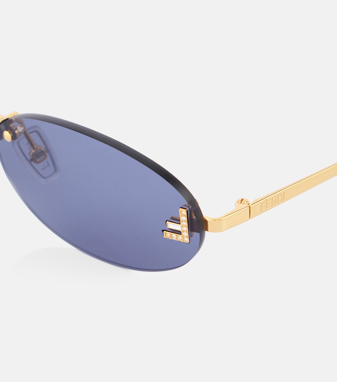 Lunettes de soleil Fendi First Crystal à ornements | Fendi