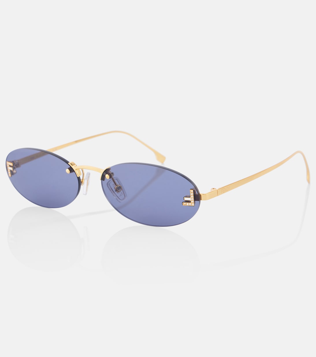 Lunettes de soleil Fendi First Crystal à ornements | Fendi