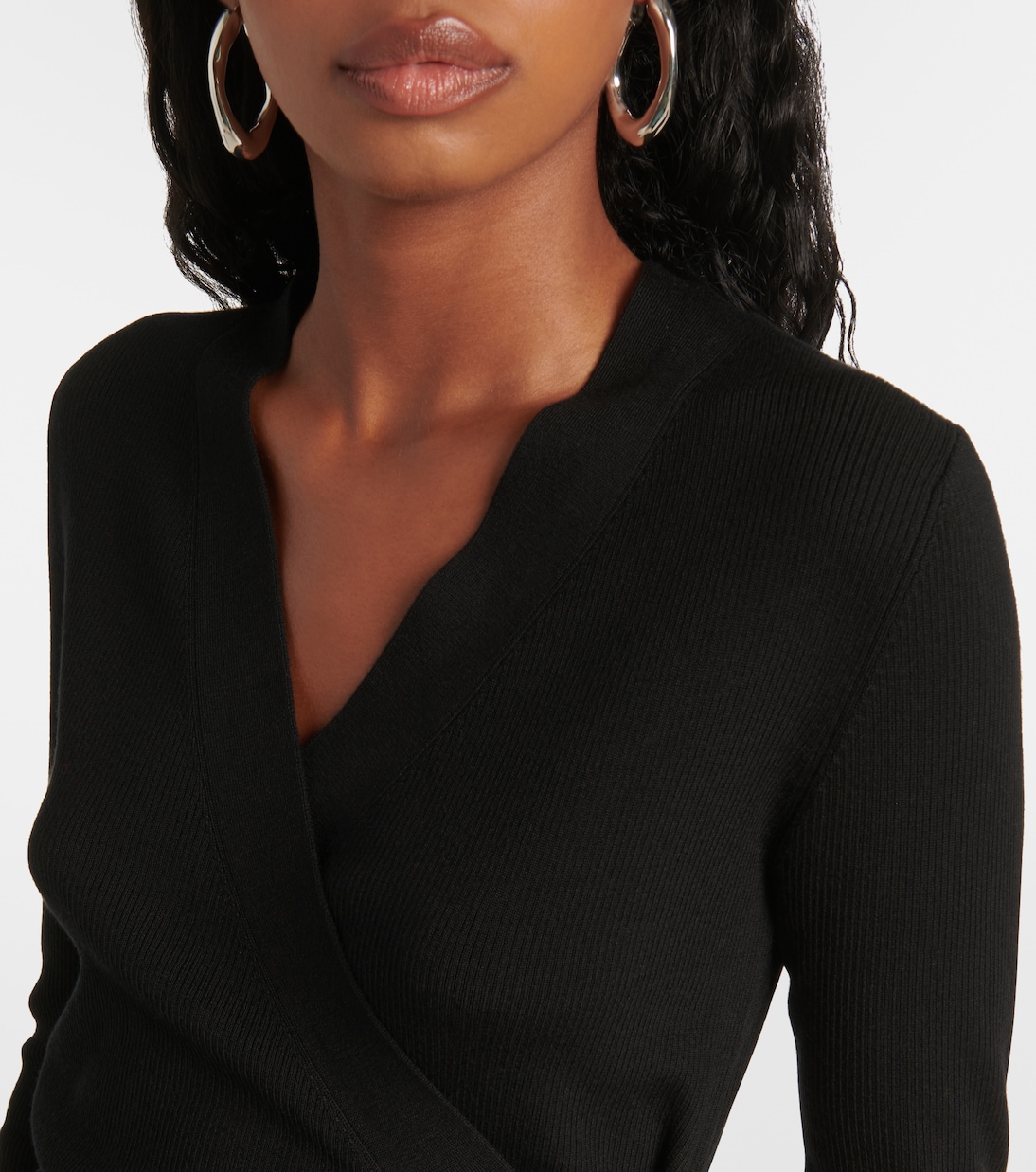 Wool wrap top | Jardin des Orangers