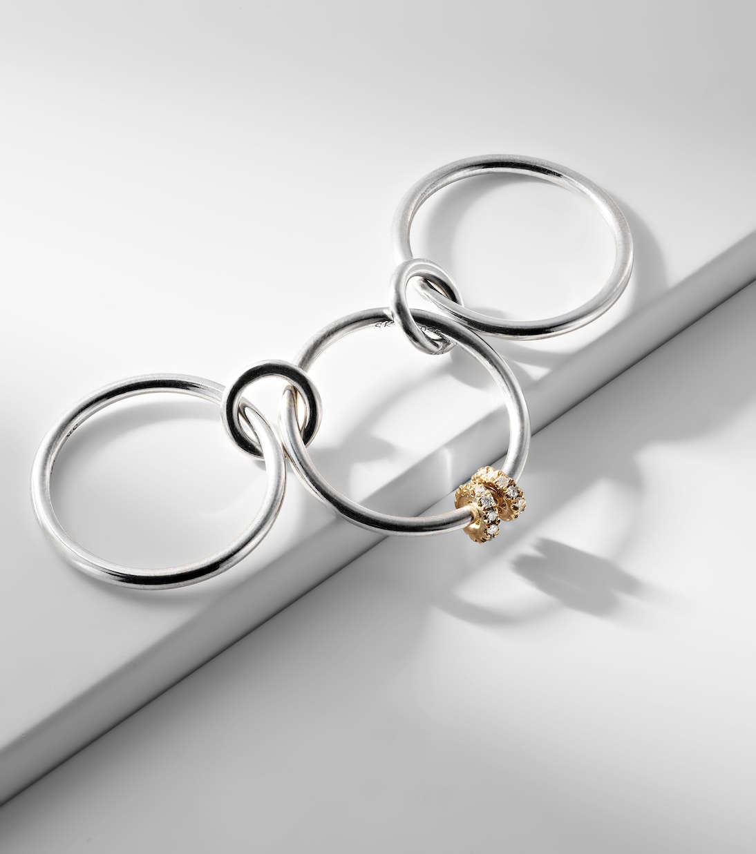 Anelli in argento sterling e oro 18kt con diamanti | Spinelli Kilcollin