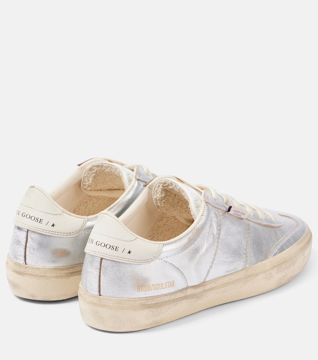Zapatillas Soul-Star de piel metalizada | Golden Goose