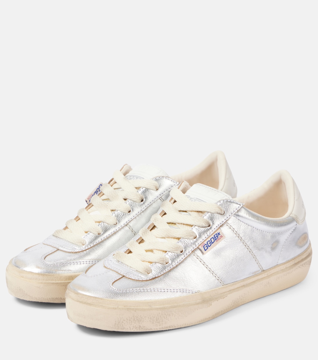 Zapatillas Soul-Star de piel metalizada | Golden Goose