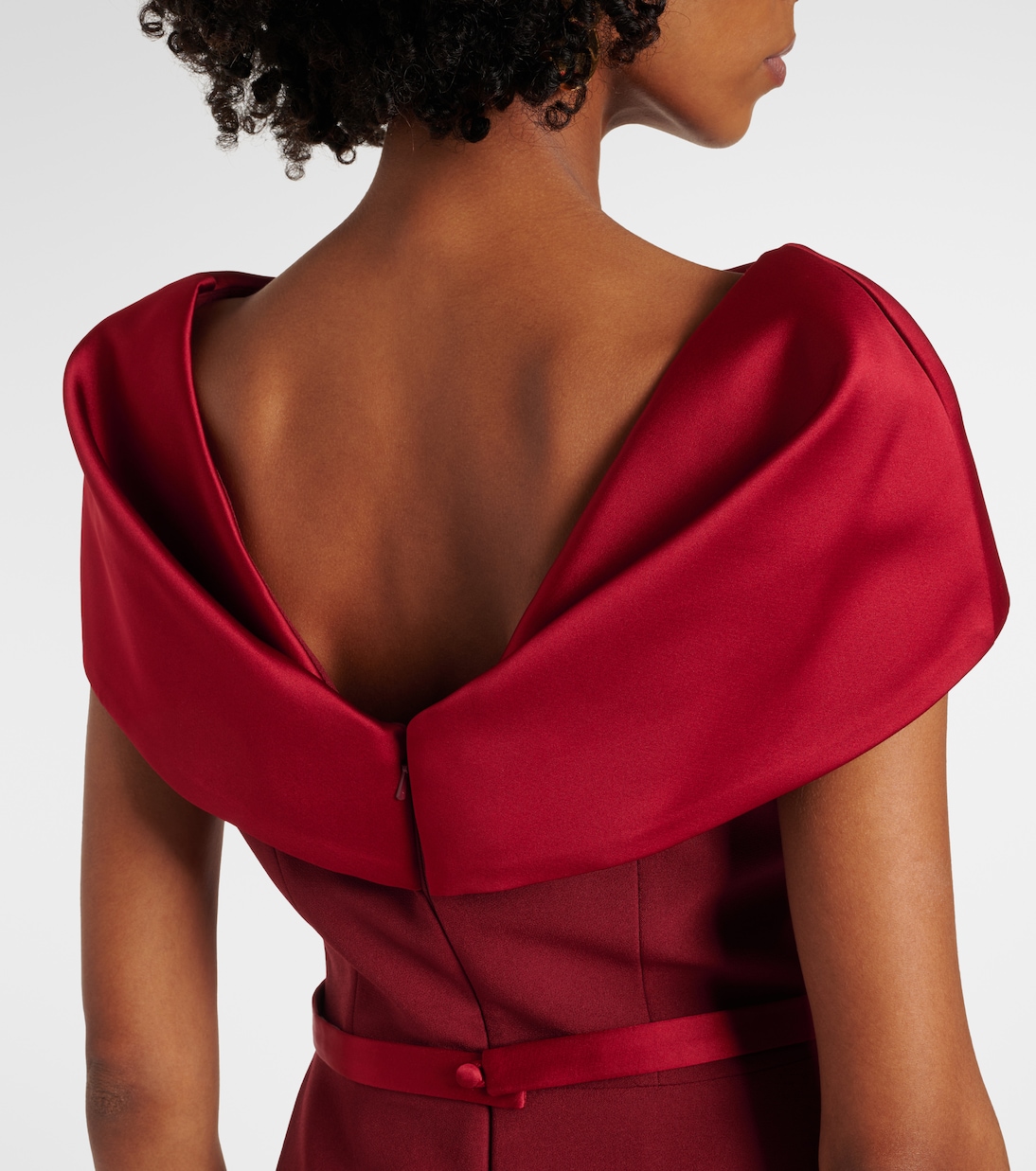 Midikleid Rella aus Crêpe | Safiyaa