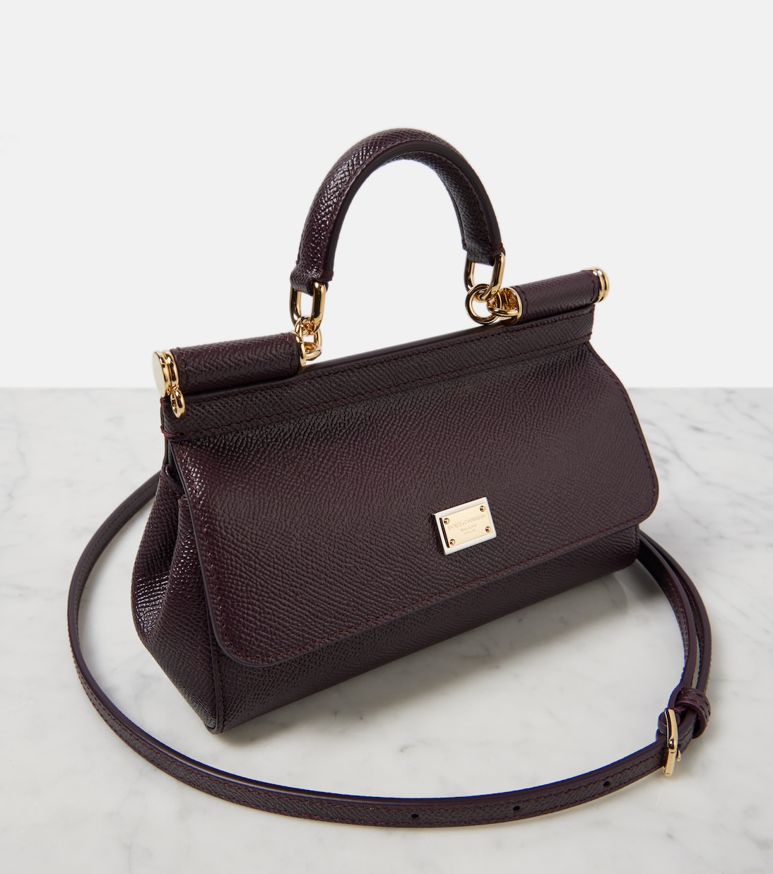 Sicily Small leather tote bag | Dolce&Gabbana