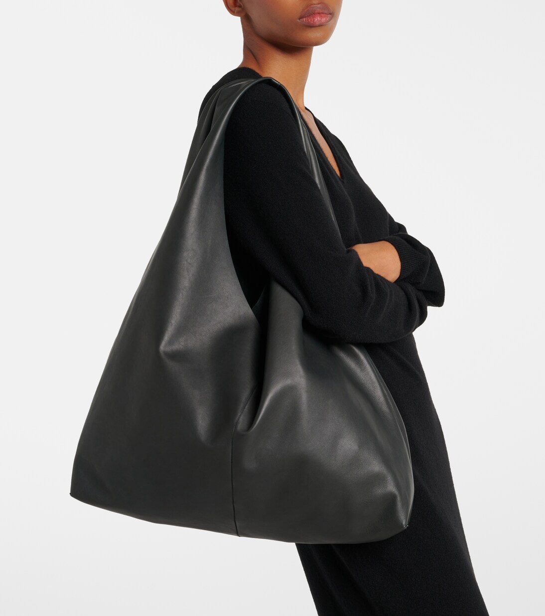 Bindle Medium leather tote bag | The Row