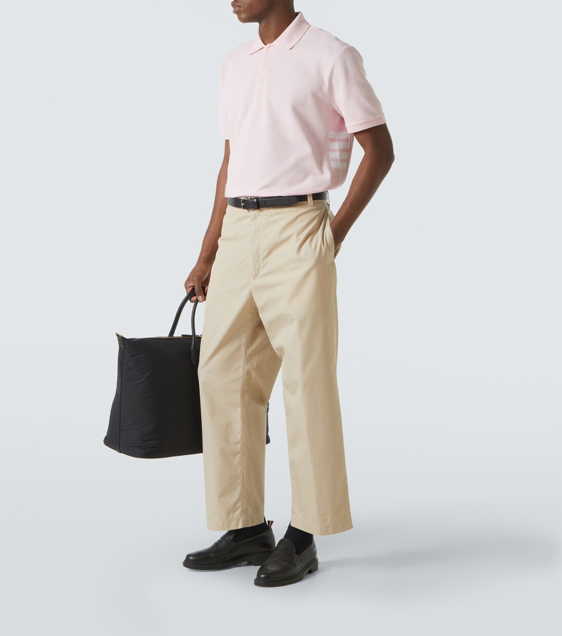 4-Bar cotton polo shirt | Thom Browne