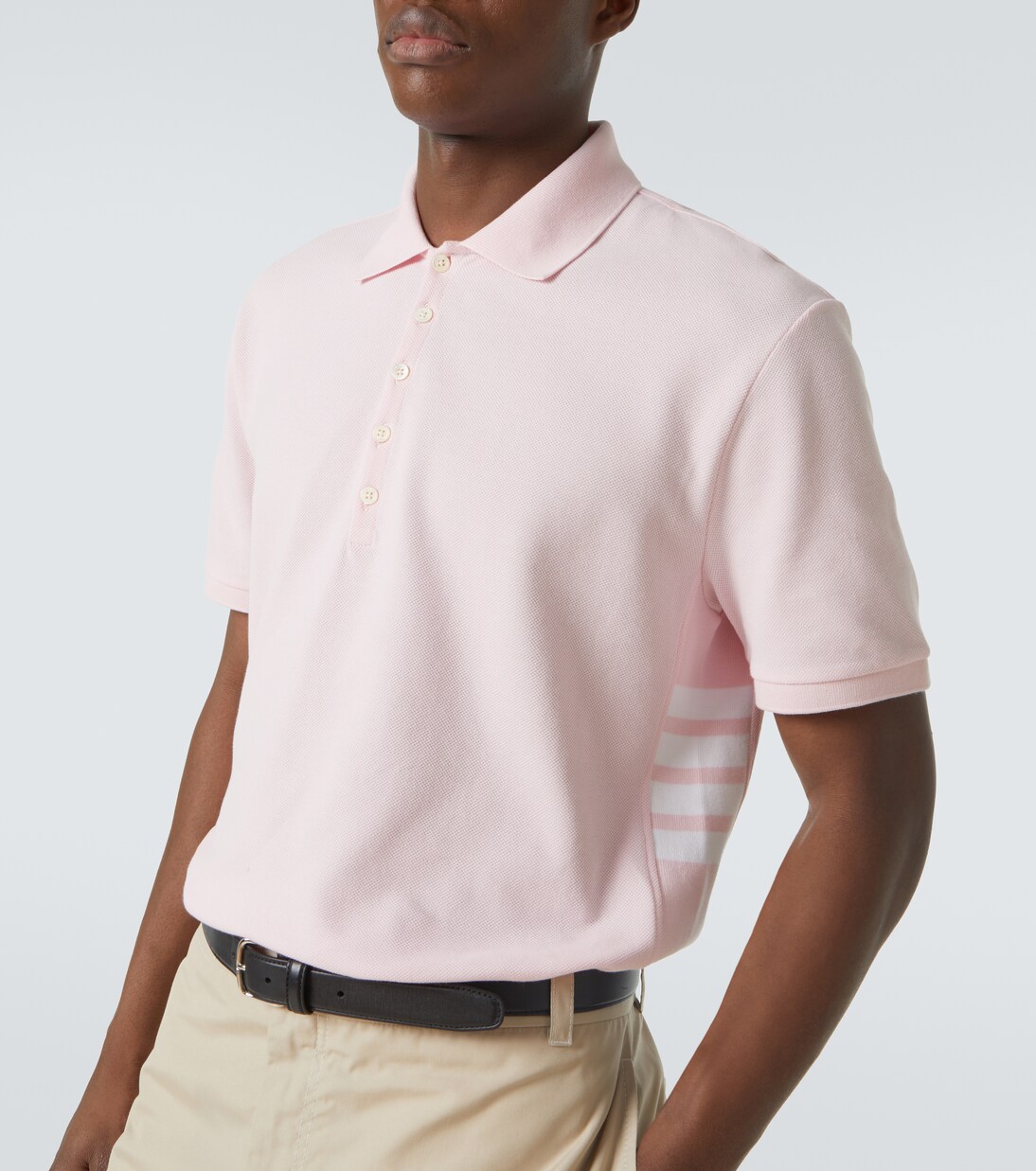 4-Bar cotton polo shirt | Thom Browne